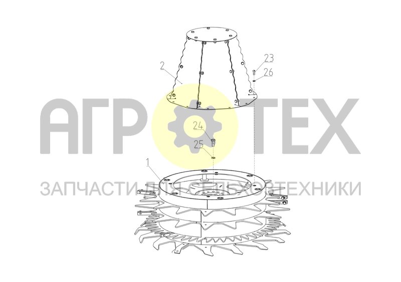 Чертеж Барабан (ЖР-450.02.01.000Ф)